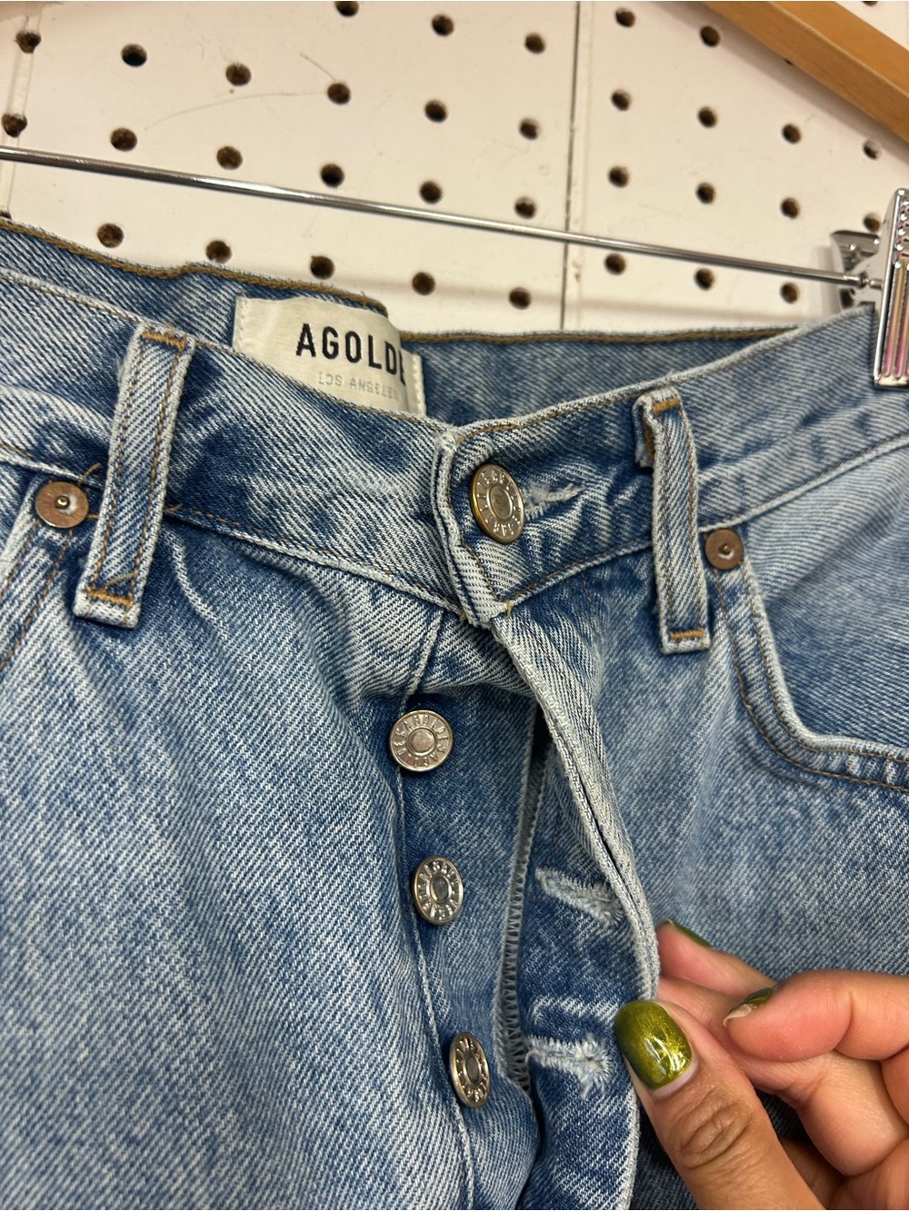 Agolde 90’s Pinch Waist High-Rise Straight Leg Jeans - Picture 5 of 6